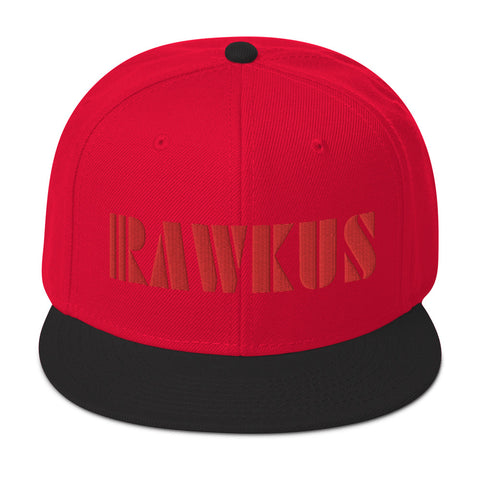 Rawkus 3D Embroidered  Snapback Hat
