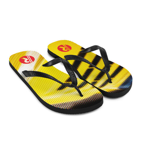 Condor Yellow Automotive Flip-Flops
