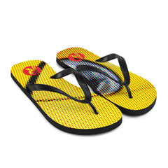 Condor Yellow Automotive Flip-Flops
