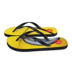 Condor Yellow Automotive Flip-Flops