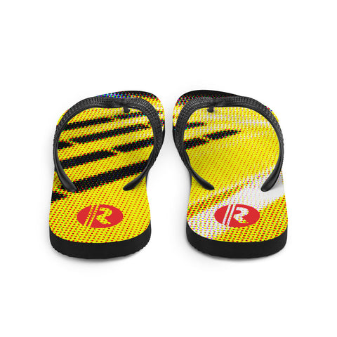 Condor Yellow Automotive Flip-Flops