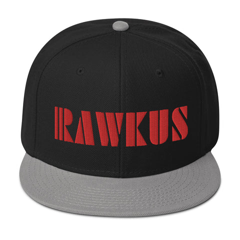 Rawkus 3D Embroidered  Snapback Hat