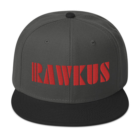 Rawkus 3D Embroidered  Snapback Hat