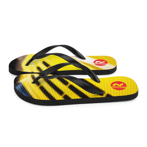 Condor Yellow Automotive Flip-Flops