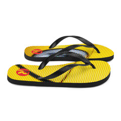 Condor Yellow Automotive Flip-Flops