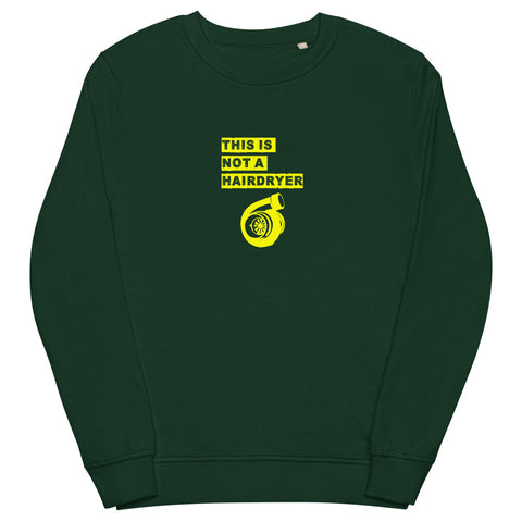 TURBO UNISEX ORGANIC SWEATSHIRT [ THE YELLOW ]