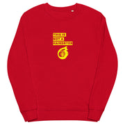 TURBO UNISEX ORGANIC SWEATSHIRT [ THE YELLOW ]